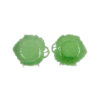 Pair of Green Leaf Dishes