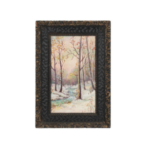 Oil Painting- Winter Forest Scene