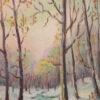 Oil Painting- Winter Forest Scene