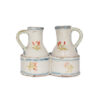 18th Century French Faience 3 Piece Oil and Vinegar Set