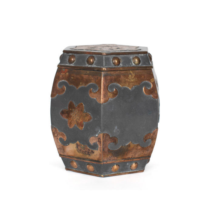 Pewter Box w Lid
