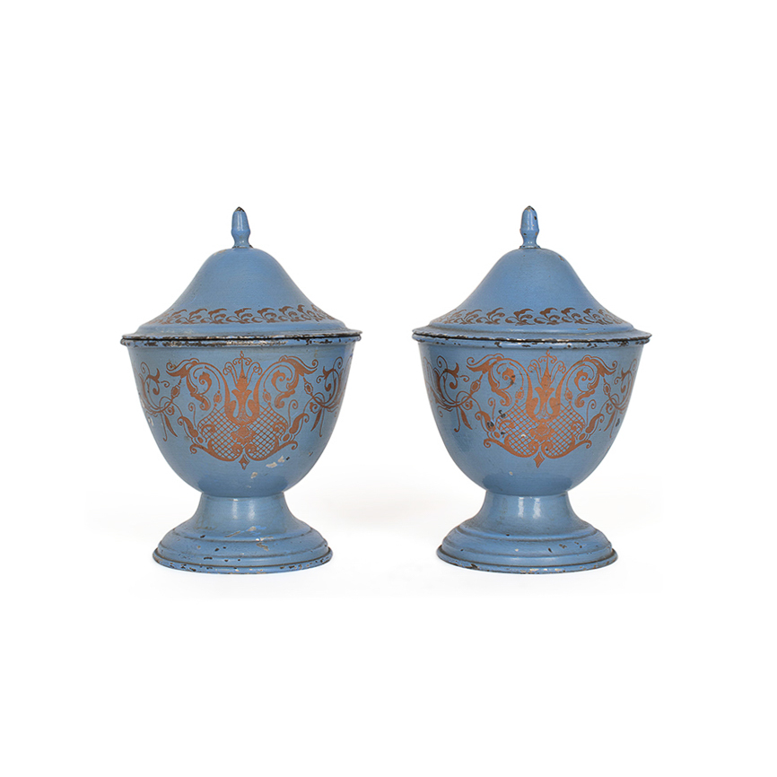 Pair of Antique French Apothecary Jars