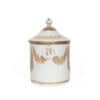 Lidded Oval Porcelain Box with Gilt & Floral Decoration - Image 3