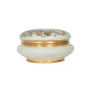 limoges porcelain jar with lid