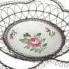 Vintage Plate with French Wire Basket Frame - Image 7