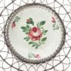 Vintage Plate with French Wire Basket Frame - Image 8