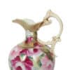 Hand Painted Floral Pitcher with Gold Painted Relief and Beading - Image 6