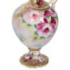 Hand Painted Floral Pitcher with Gold Painted Relief and Beading - Image 7