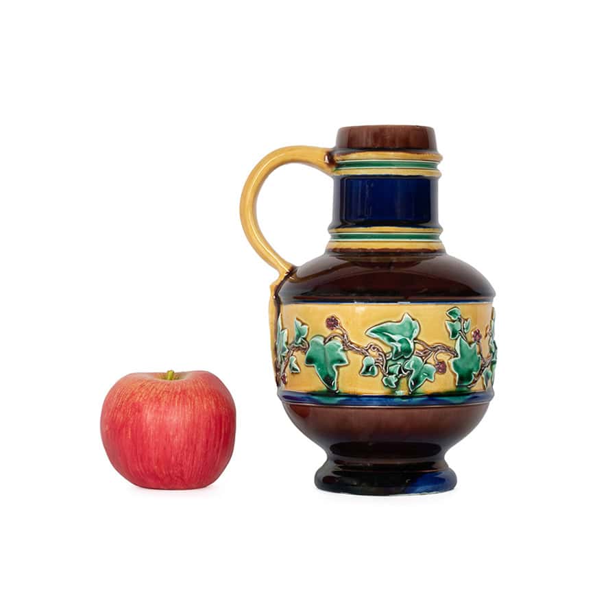 19th C. Majolica Jug with Ivy Garland - Image 2