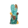 Rare Acorn & Oak Leaf Bud Vase Majolica