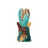 Rare Acorn & Oak Leaf Bud Vase Majolica - Image 4