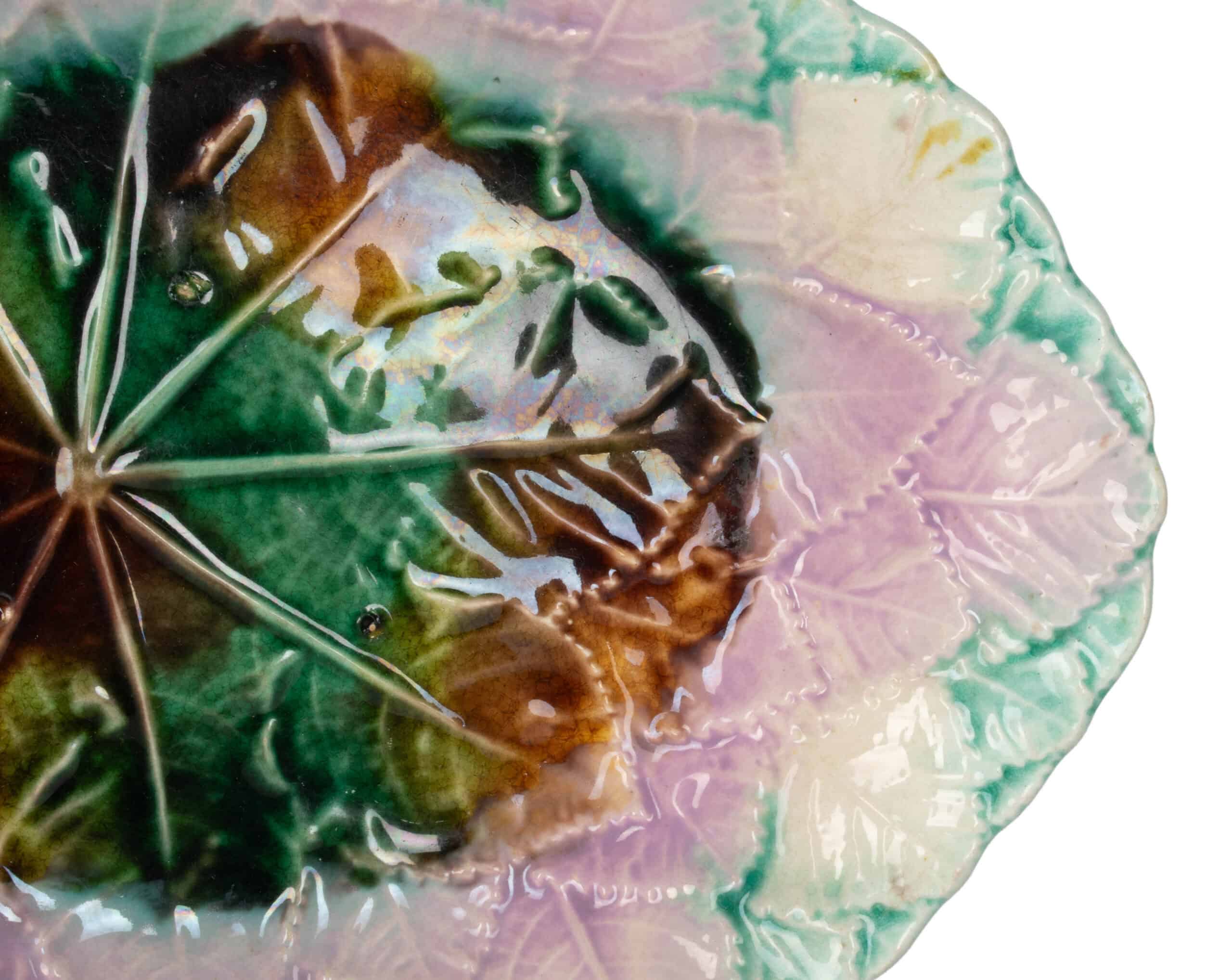Adams & Bromley Majolica Platter - Circa 1880 - Image 9