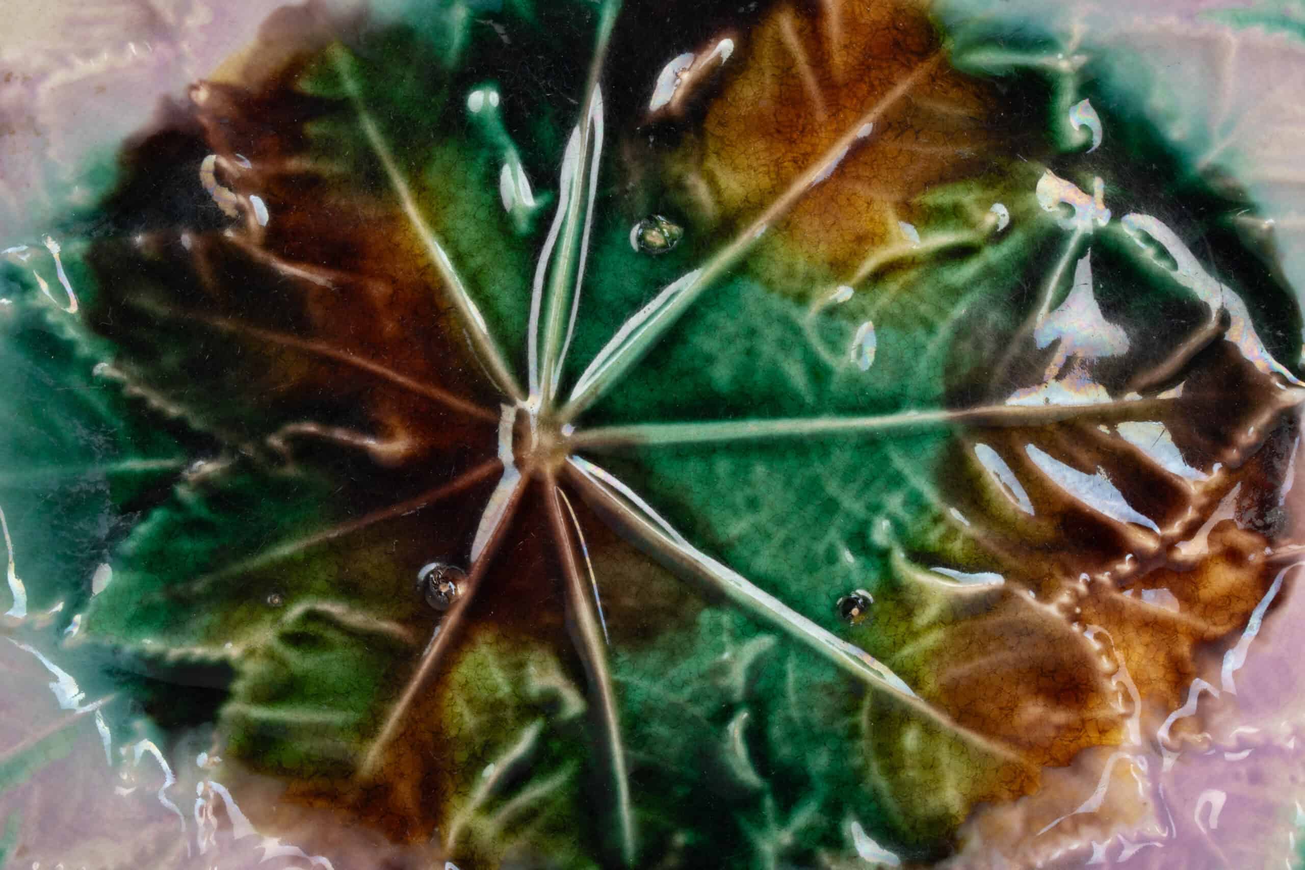 Adams & Bromley Majolica Platter - Circa 1880 - Image 8