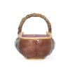 19th C. Majolica Basket with Majolica "Pink" Interior Glaze - Image 6