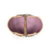 19th C. Majolica Basket with Majolica "Pink" Interior Glaze - Image 7