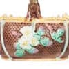 19th C. Majolica Basket with Majolica "Pink" Interior Glaze - Image 10