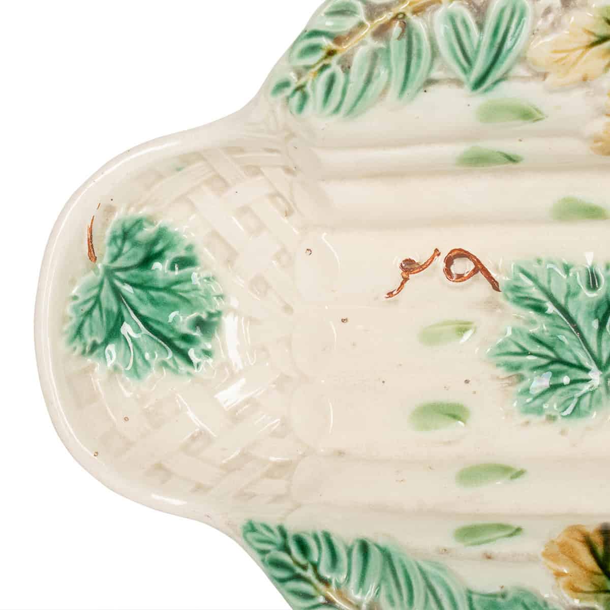 French Majolica Asparagus Tray - Image 8