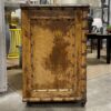 Primitive Maple Bamboo Cabinet with Marble Top, as found - Image 2
