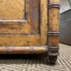 Primitive Maple Bamboo Cabinet with Marble Top, as found - Image 7