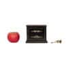 English Ebonized and Inlaid Wood Jewelry Box with Key - Image 2