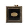 English Ebonized and Inlaid Wood Jewelry Box with Key - Image 10