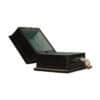 English Ebonized and Inlaid Wood Jewelry Box with Key - Image 9