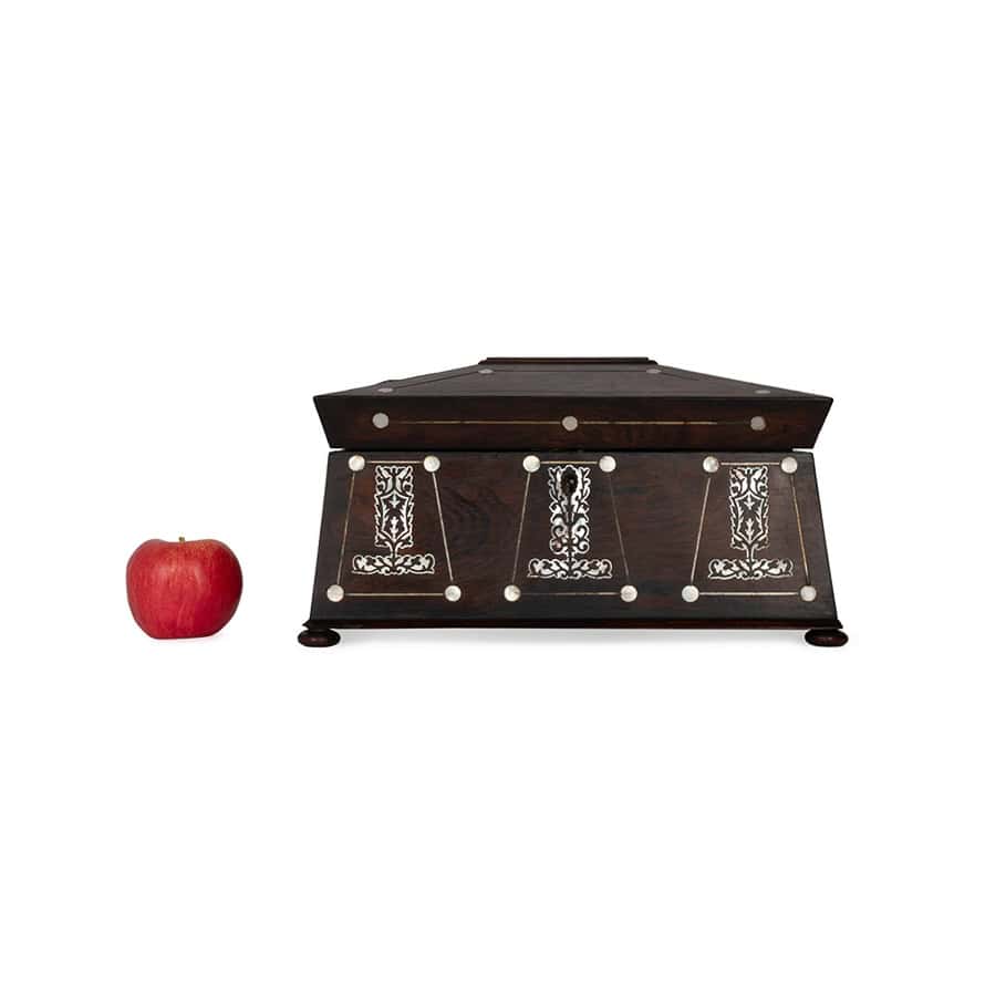 Large English Sarcophagus Tea Caddy - Image 2