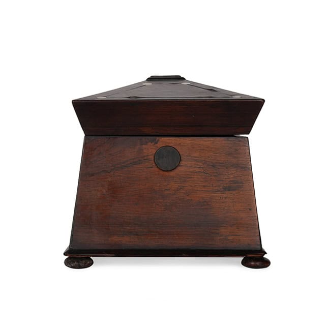 Large English Sarcophagus Tea Caddy - Image 5