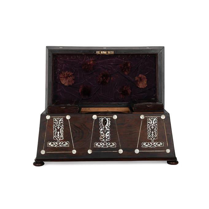 Large English Sarcophagus Tea Caddy - Image 6