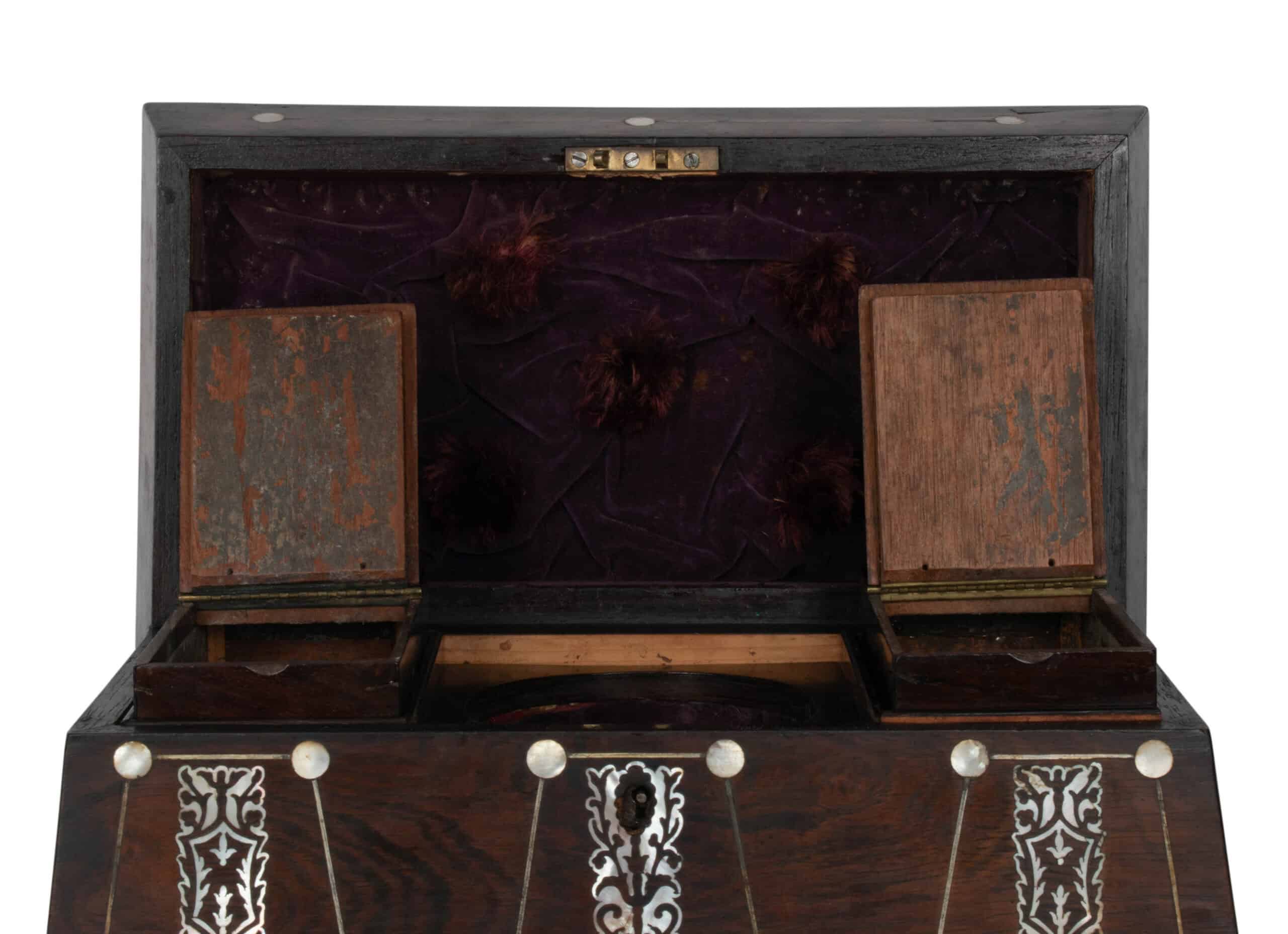 Large English Sarcophagus Tea Caddy - Image 13
