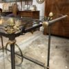 1950s Italian Brass and Steel Bar Cart - Image 16