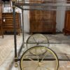 1950s Italian Brass and Steel Bar Cart - Image 11