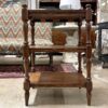 English Mahogany 3-Tier Etagere - Image 4