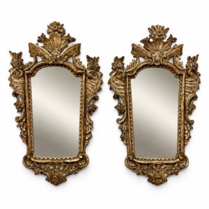 Pair of 19th Century Italian Rococo Mirrors