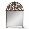 Antique Iron Mirror with Lions