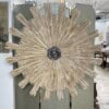 Large Italian Reproduction Wood Sunburst - Image 2