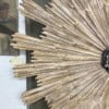 Large Italian Reproduction Wood Sunburst - Image 8