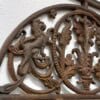Antique Iron Mirror with Lions - Image 10