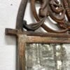 Antique Iron Mirror with Lions - Image 7