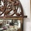 Antique Iron Mirror with Lions - Image 8