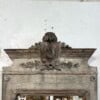 Louis XVI Mirror with Large Crest and Painted & Rubbed Finish - Image 4