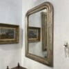 French Silver Leaf Louis Philippe Wall Mirror - Image 3