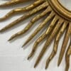 Faux Bois Style Gilt Wood Sunburst Mirror - Image 6