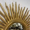 Faux Bois Style Gilt Wood Sunburst Mirror - Image 13