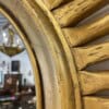 Faux Bois Style Gilt Wood Sunburst Mirror