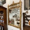 Gold Leaf Chinoiserie Mirror with Pagoda Top - Image 3