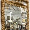 Gold Leaf Chinoiserie Mirror with Pagoda Top - Image 6