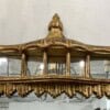 Gold Leaf Chinoiserie Mirror with Pagoda Top - Image 5