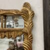 Gold Leaf Chinoiserie Mirror with Pagoda Top