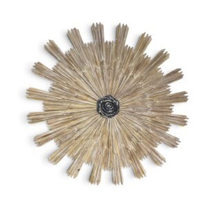 Large Italian Reproduction Wood Sunburst